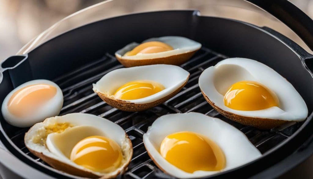 air fryer soft boiled eggs