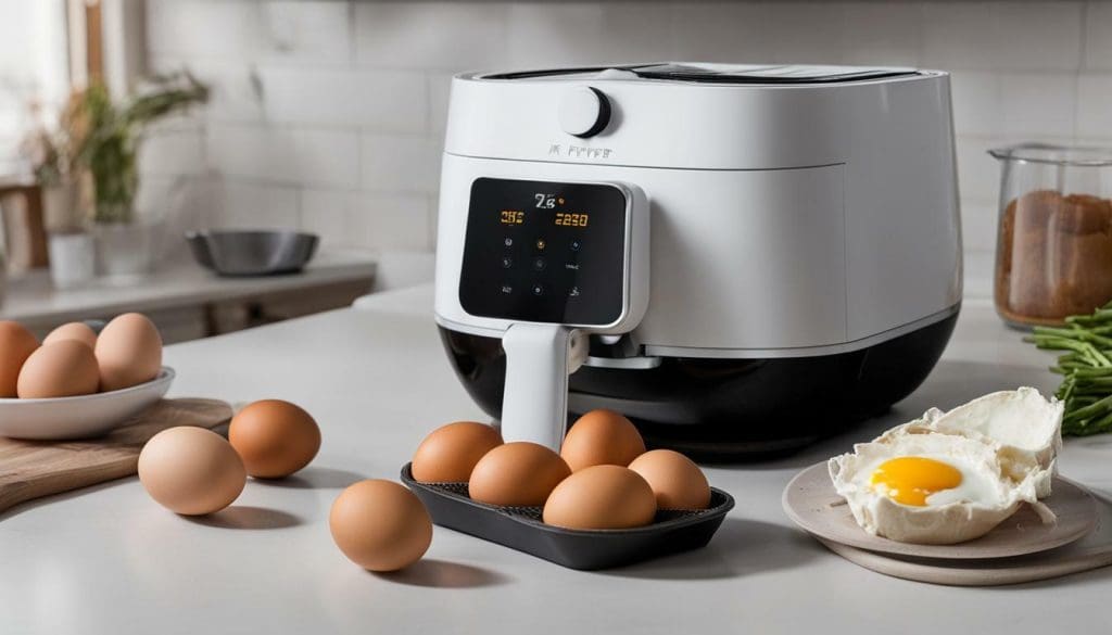 air fryer soft boiled eggs