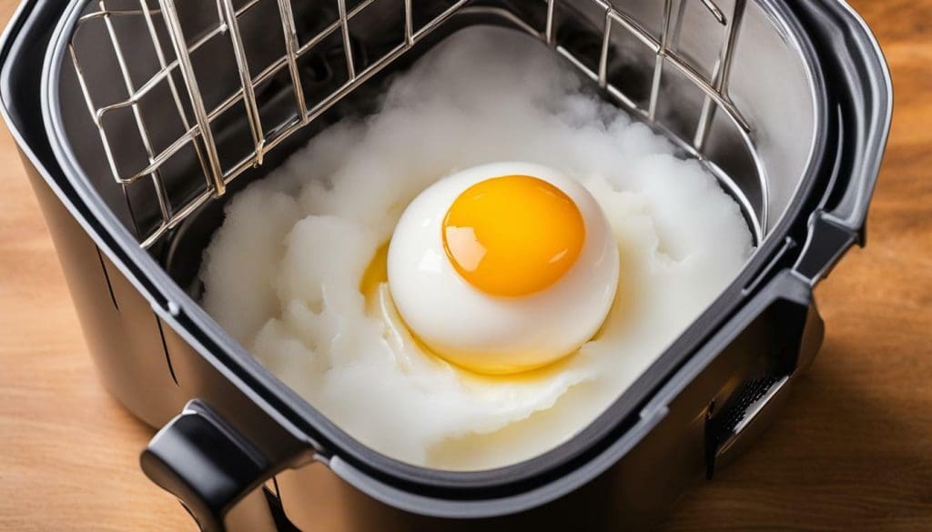 air fryer soft boiled eggs