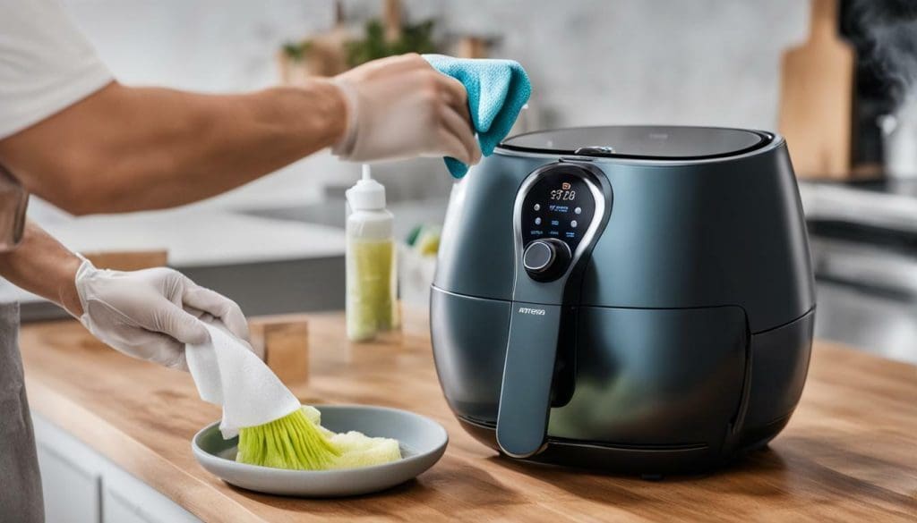 cleaning ninja air fryer