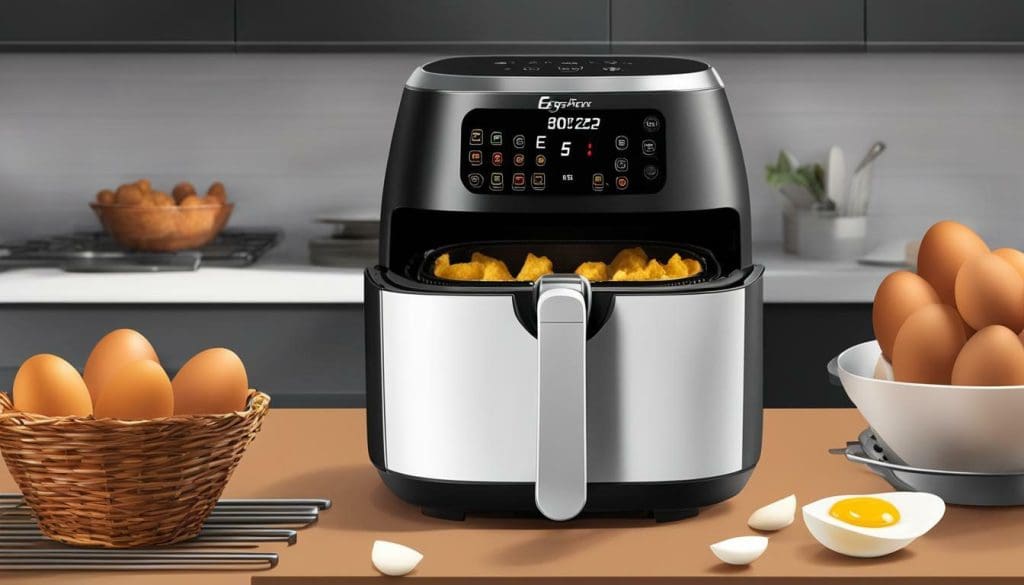 cooking soft boiled eggs in air fryer