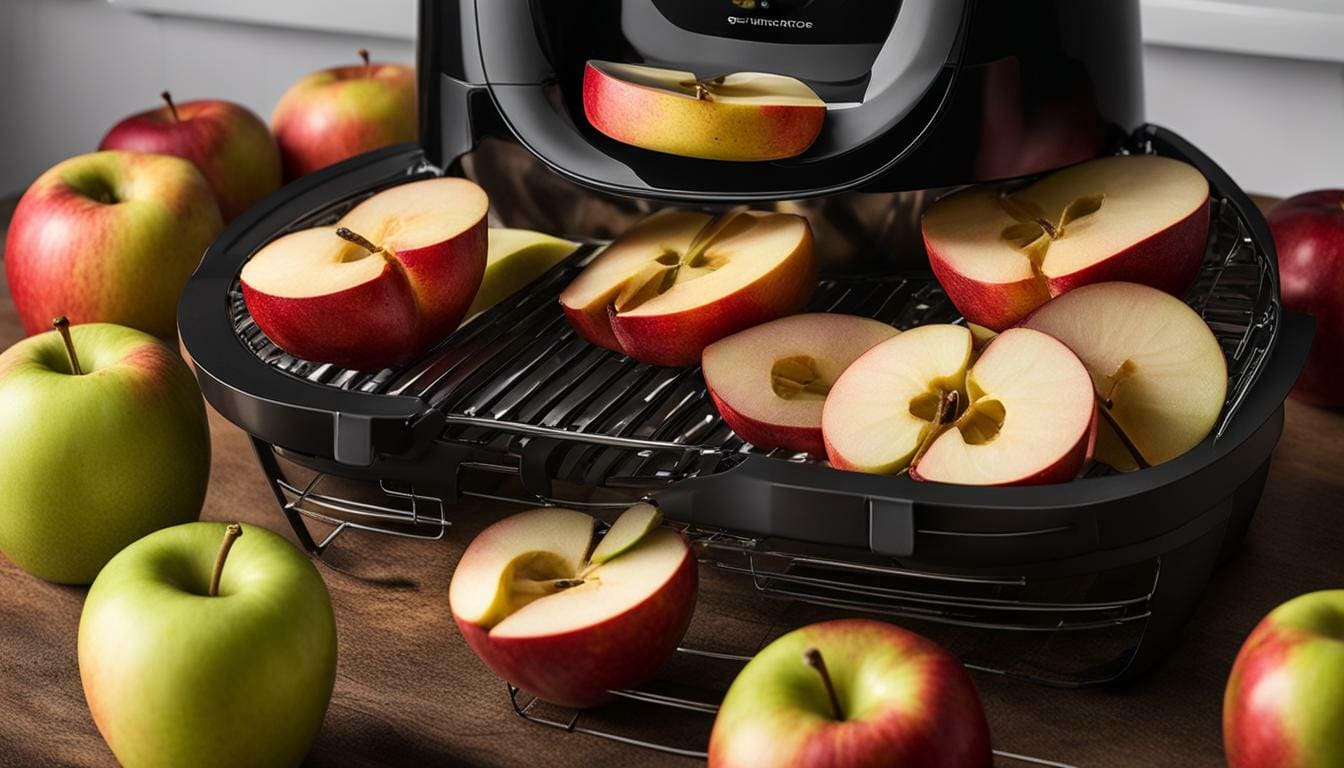 dehydrated apples in air fryer