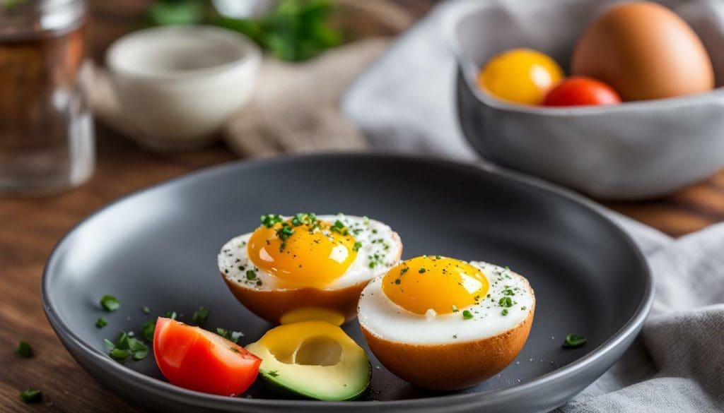 delicious air fryer soft boiled eggs