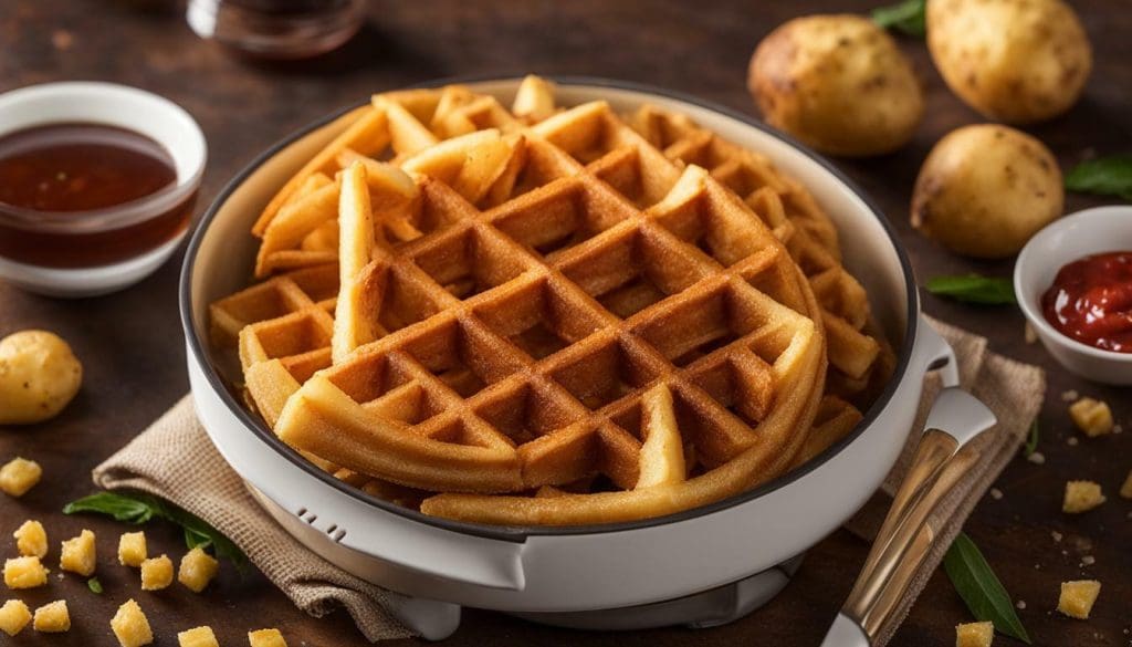 easy air fryer waffle fries