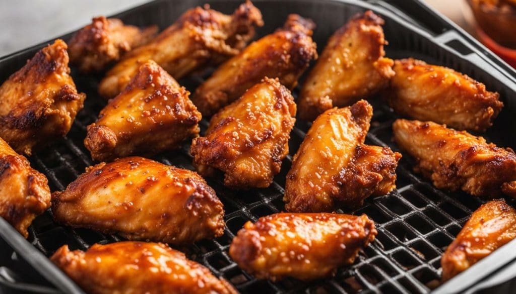 flavorful chicken wings in air fryer