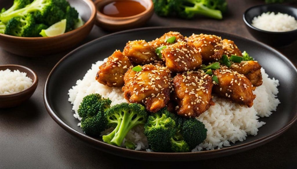 homemade sesame chicken
