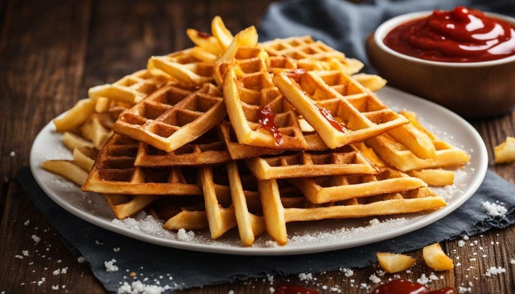 homemade waffle fries