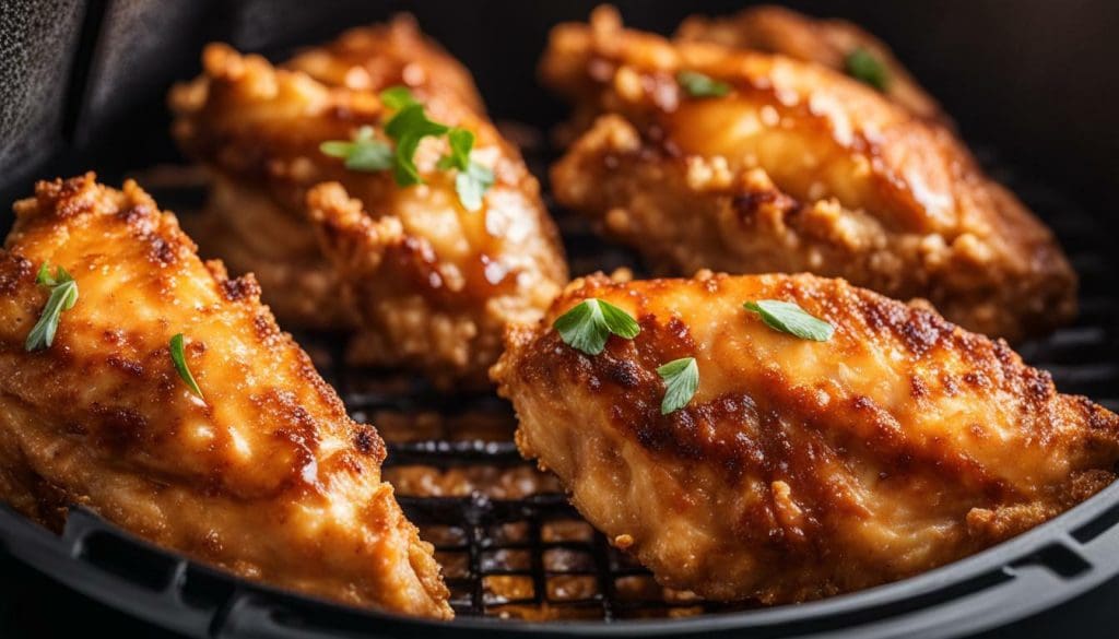 how long to cook tyson frozen chicken wings in air fryer