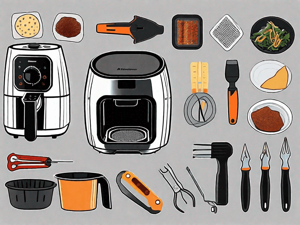 A blackstone air fryer with visible internal components
