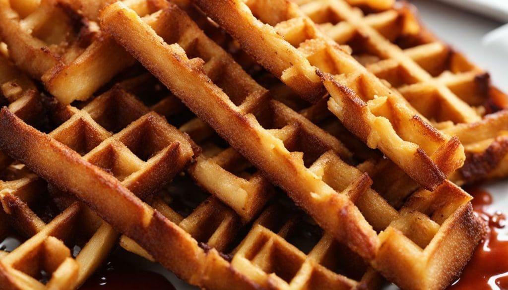 perfect air fryer waffle fries