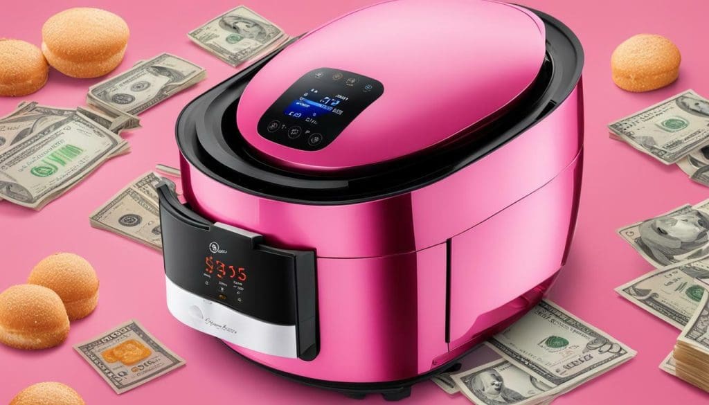 pink air fryer deals