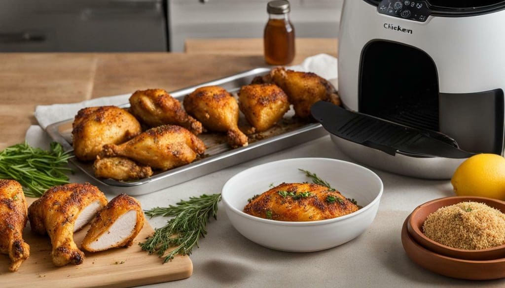 reheating chicken in air fryer instructions