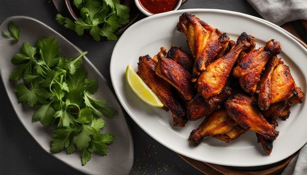 savory air fryer chicken wings