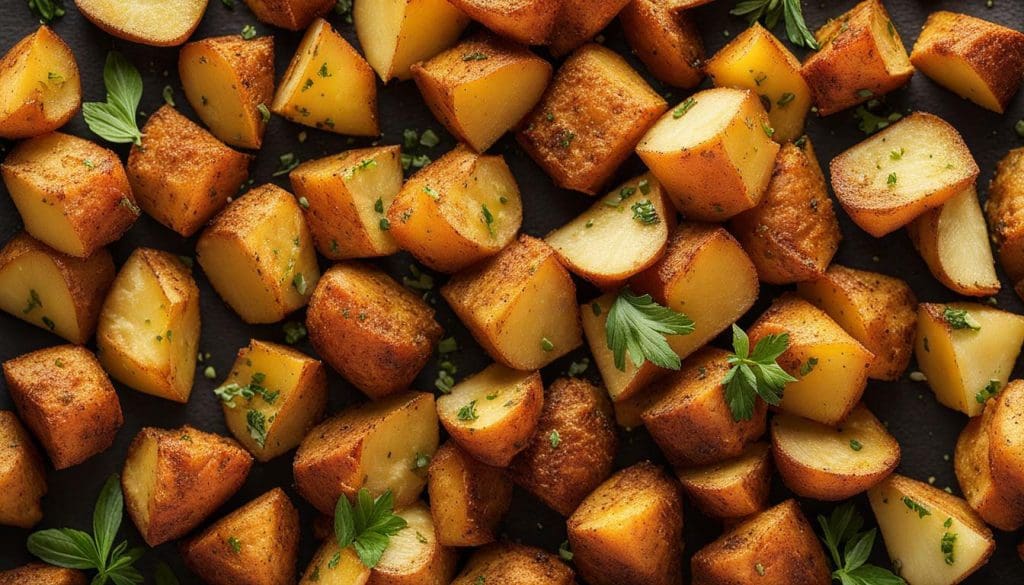 seasoned air fryer potatoes