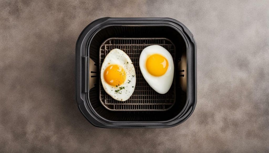 soft boiled eggs in the air fryer