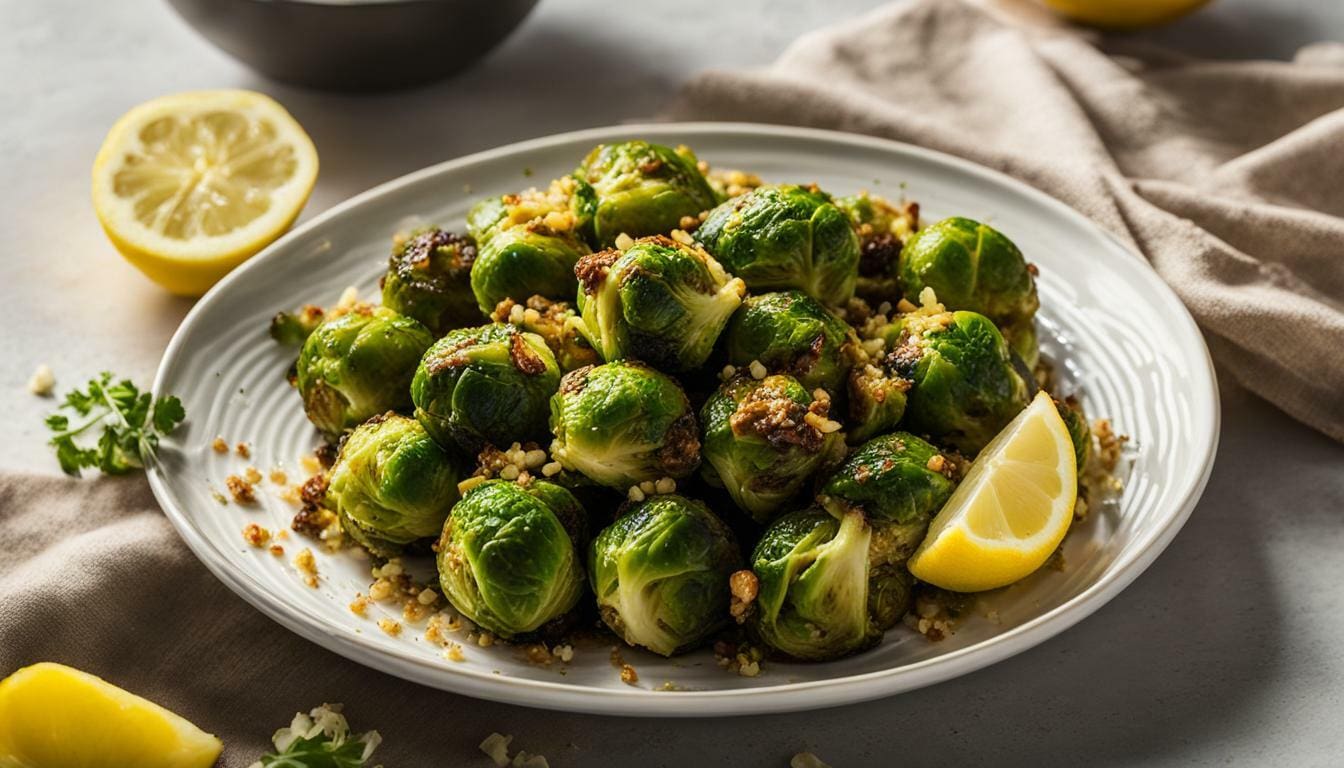 Crispy Lemon Garlic Brussels Sprouts You’ll Make Again and Again