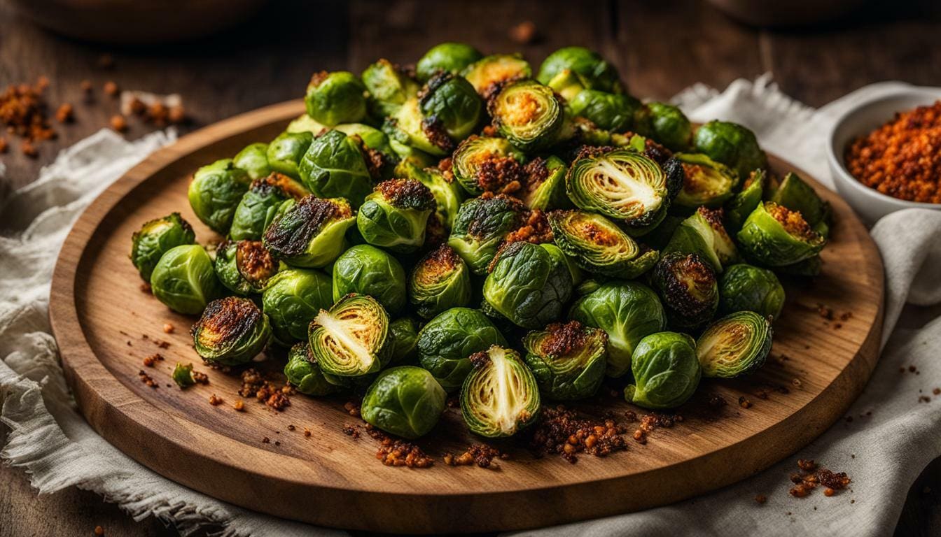 Kick Up Your Air Fried Brussels Sprouts with Buffalo Ranch Seasoning