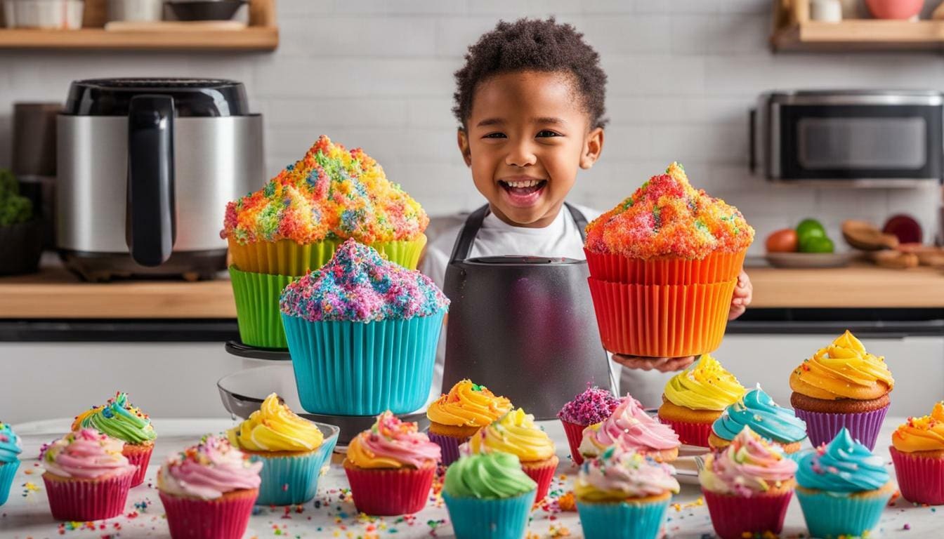 Air Fryer Cupcakes So Simple Even Kids Can Make Them!