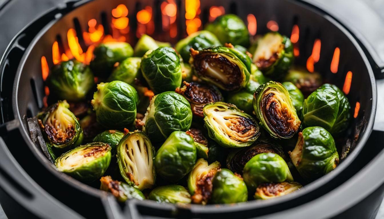 Fried brussel sprouts air fryer