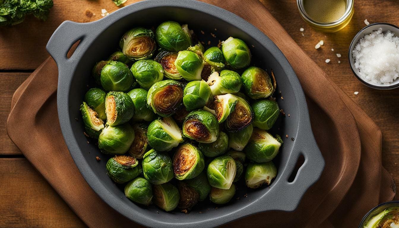 Honey Roasted Brussels Sprouts Made Super Crispy in the Air Fryer