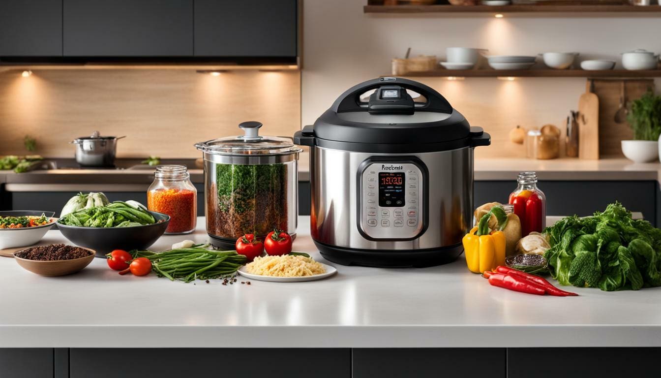 Instant pot with air fryer