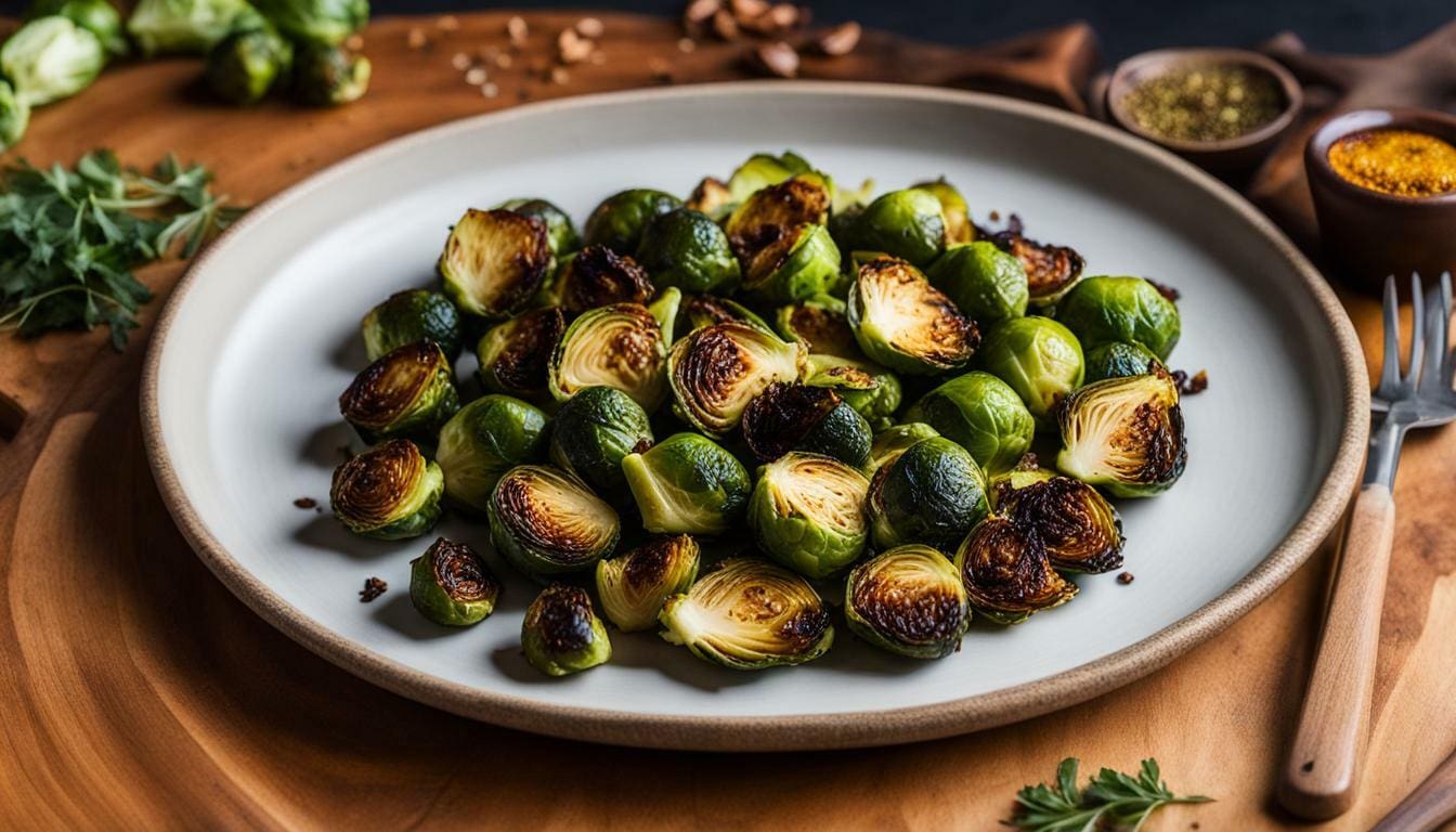 Roasted Brussels Sprouts with Crispy Edges in the Air Fryer