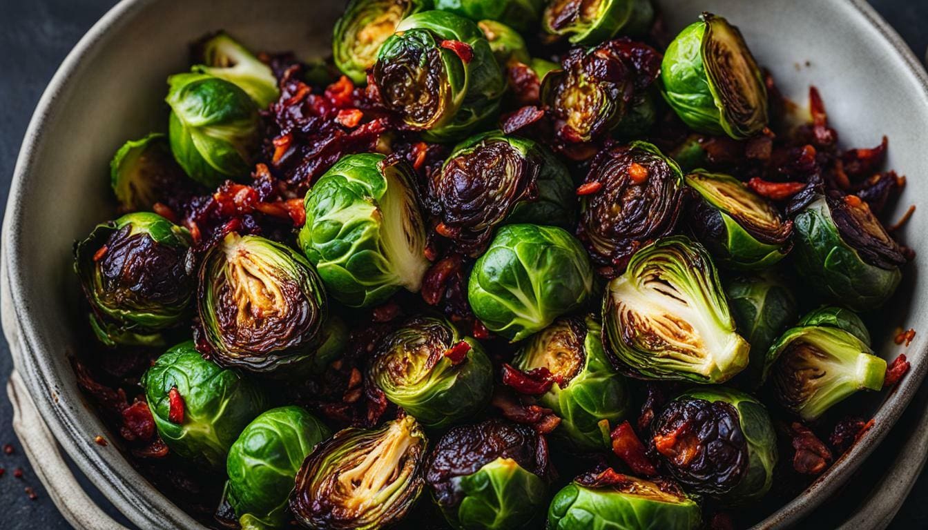 Fiery Sweet Chili Brussels Sprouts Air Fried to Perfection