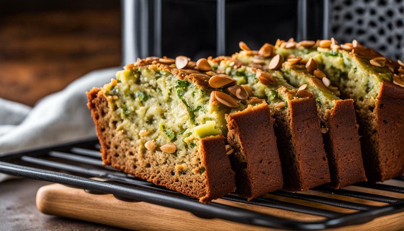 Healthy & Moist Zucchini Bread Baked to Perfection in an Air Fryer