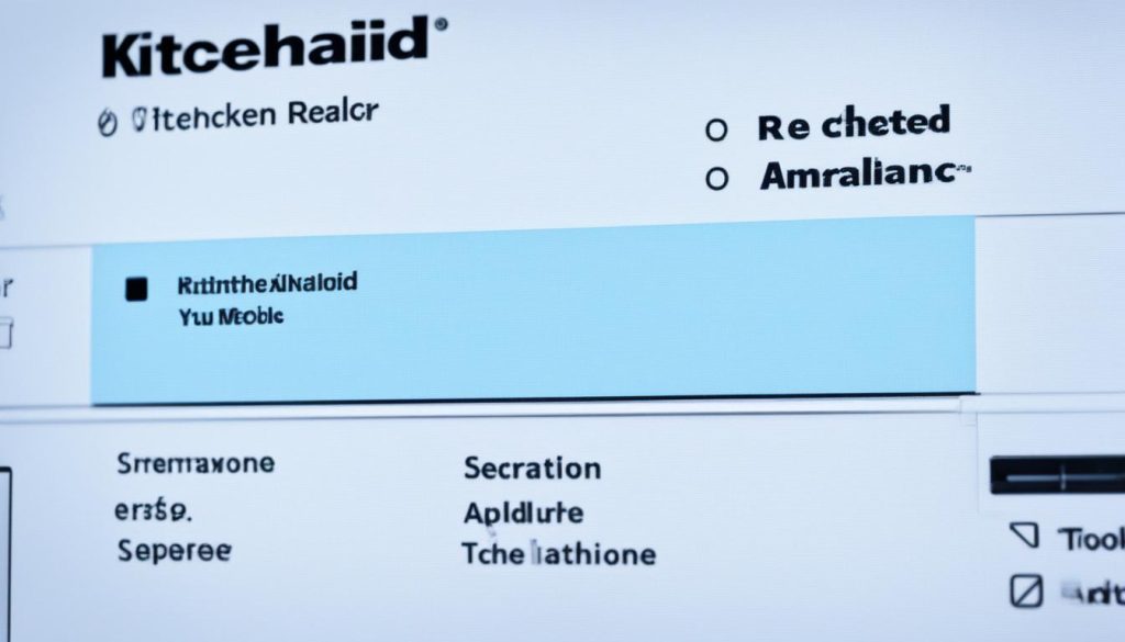 KitchenAid recall checker