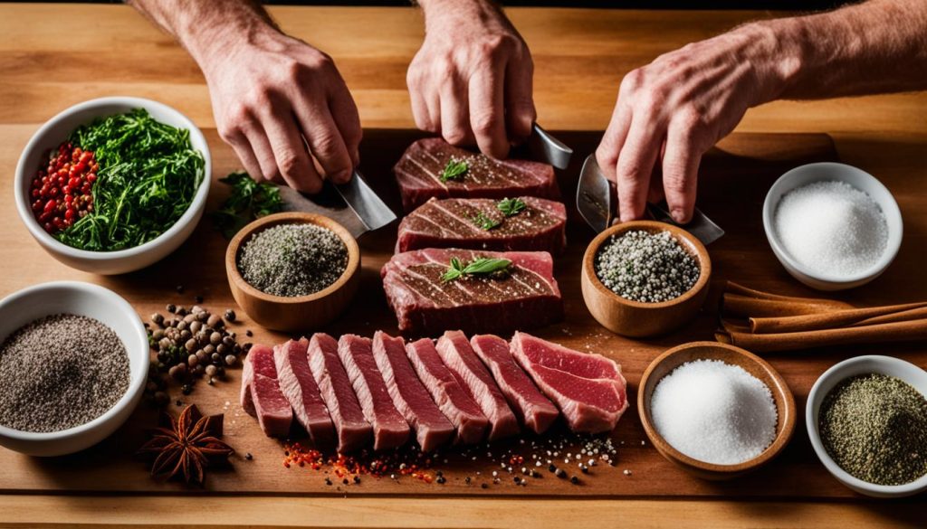 steak preparation for a group